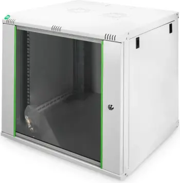 Kasë rrjeti Digitus Dynamic Basic 12U, 600x600mm, xham, gri