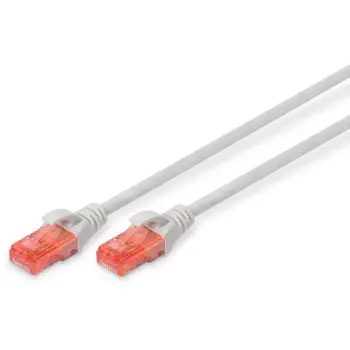 Kabëll rrjeti Digitus Cat6, 25m, RJ-45, LSZH, gri