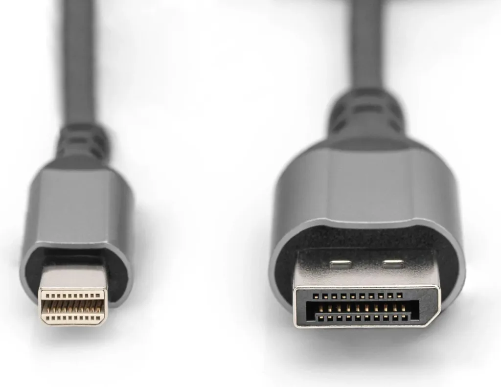 Kabllo adapter Digitus Mini DisplayPort në DisplayPort 8K, 2m, e zezë - 2