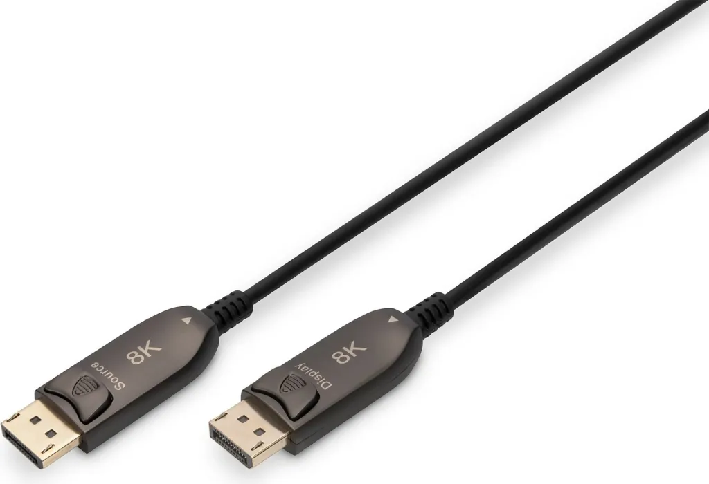 Kabllo Digitus DisplayPort - DisplayPort, 10 m, AK-340107-100-S, e zezë - 1