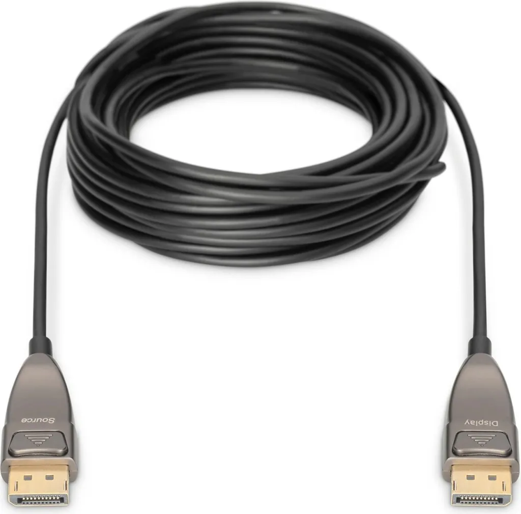 Kabllo Digitus DisplayPort - DisplayPort, 10 m, AK-340107-100-S, e zezë - 3