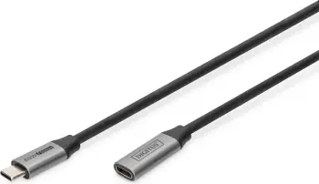 Kabllo USB Digitus USB C në USB C DB-300230-010-S, 1 m, 60 W, i zi