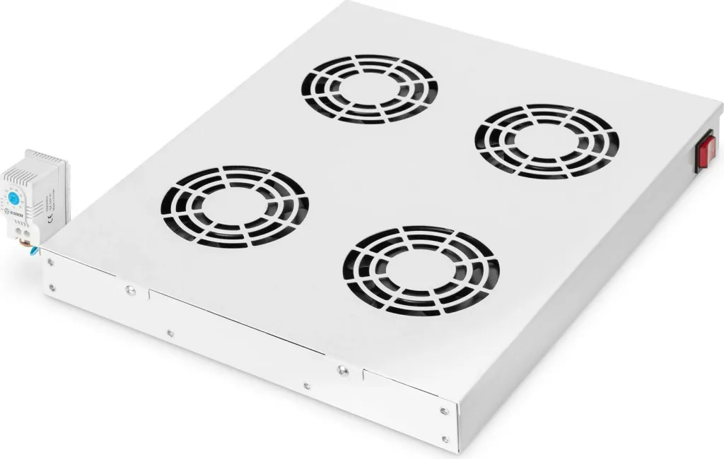 Njësi ventilimi Digitus për kasë rrjeti 19", 4 ventilatorë, gri - 1