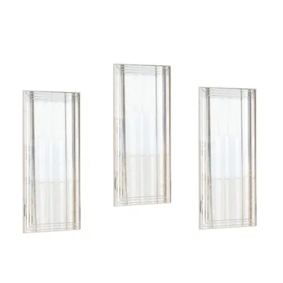 Set pasqyrash dekorative (3 copë), Hanah Home, Mini Neom, transparente - 1