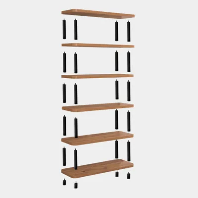 Raft librash Hanah Home Gala, i zi, Atlantic Pine - 4