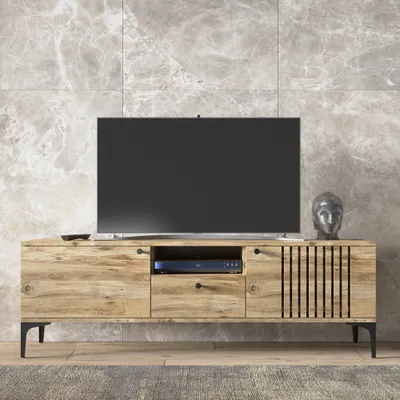 Komodinë për TV FRN, pishë atlantike - 3