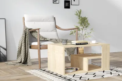 Tavolinë kafeje Hanah Home, Eros, ngjyrë lisi - 2