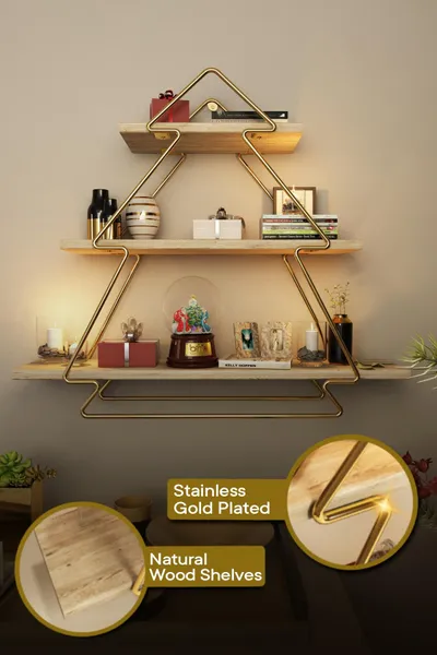 Raft Muri Duvar Rafı, Tezgah Üstü Kullanım, artë, kafe - 4