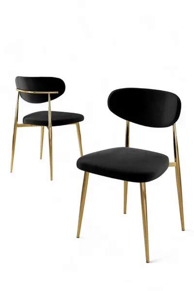 Set Karrigesh (4 Copë) Vina, zezë, artë - 1