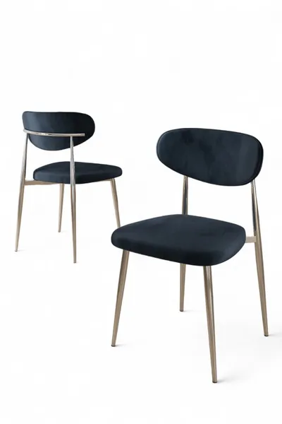Set Karrigesh (4 Copë) Vina, antracit, krom - 1