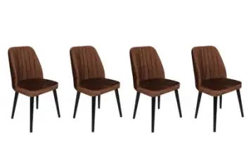 Set Karrigesh (4 Copë) Alfa, kafe, zezë