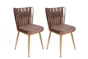 Set Karrigesh (2 Copë) Kuşaklı, kafe e çelët, artë