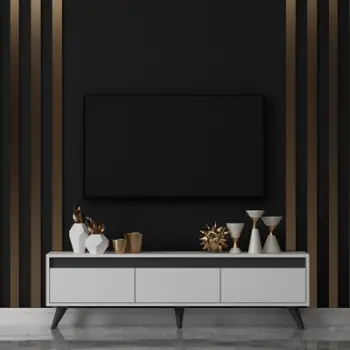 Komodinë për TV Century, bardhë