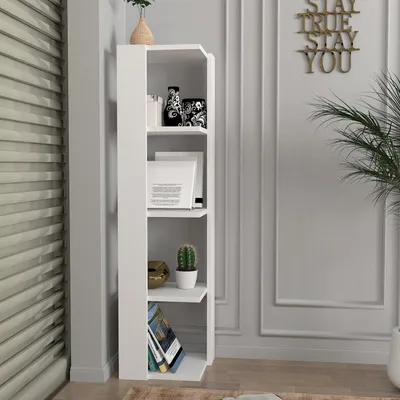 Librari / Raft Librash Venita, bardhë - 2