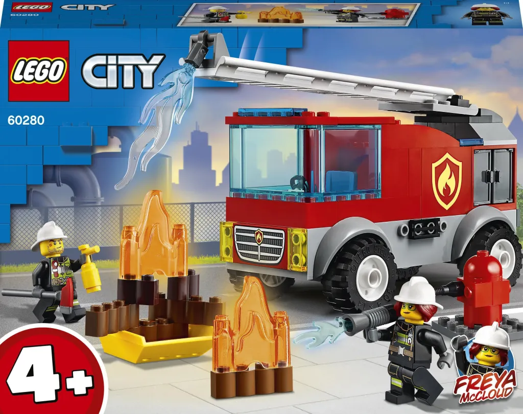Set LEGO City Fire Truck with Ladder (60280) - 1