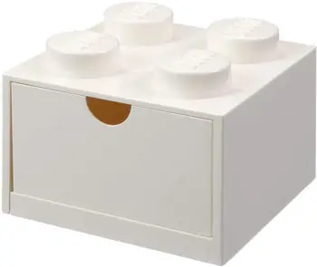 Kuti tavoline LEGO, me sirtar, e vogël (4), e bardhë