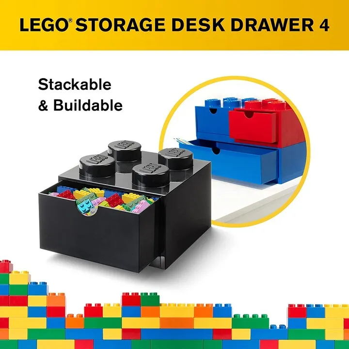 Kuti tavoline LEGO, me sirtar, e zezë - 4