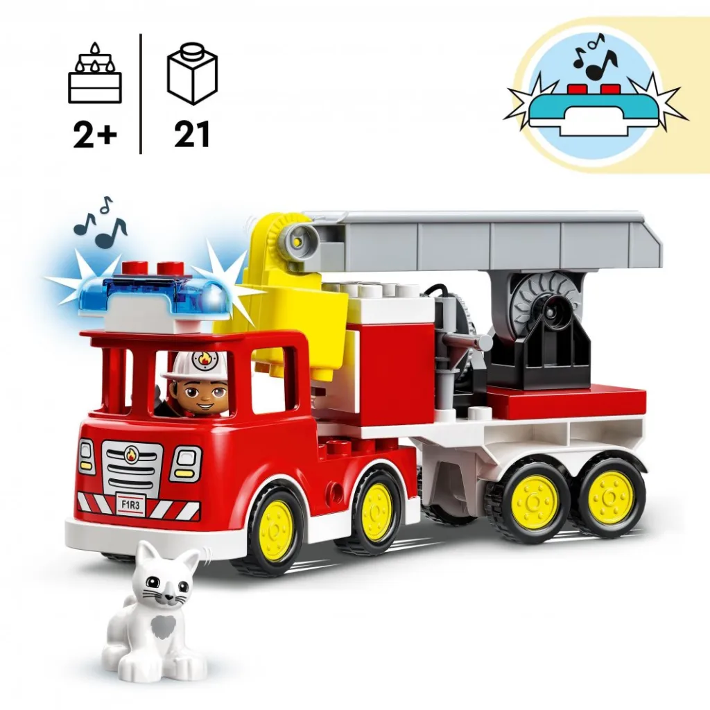 Set LEGO DUPLO® 10969 Fire truck, 21 pjesë - 2