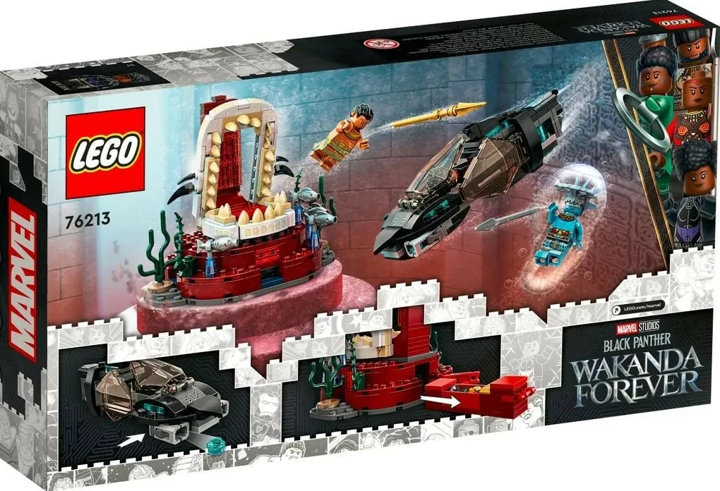 Set LEGO® Marvel 76213 King Namor's Throne Room, 355 pjesë - 9
