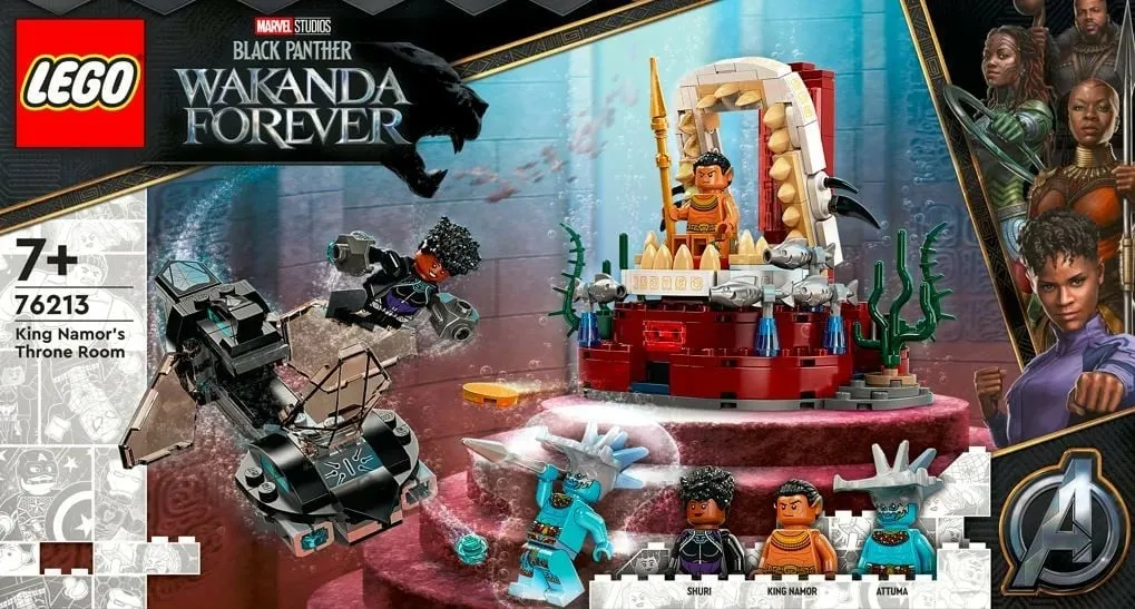 Set LEGO® Marvel 76213 King Namor's Throne Room, 355 pjesë - 10