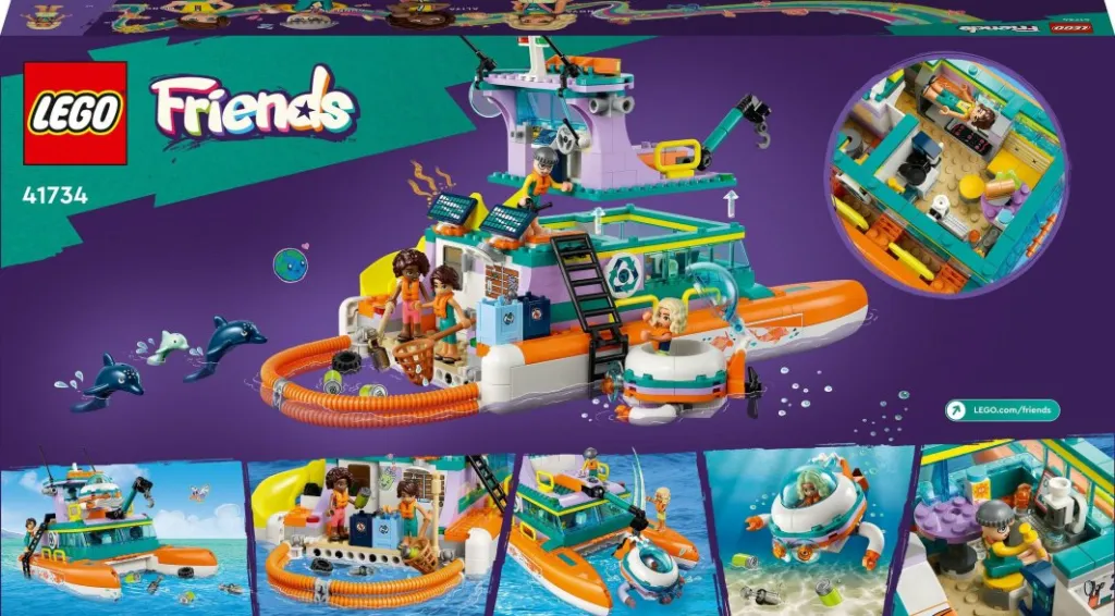 Set LEGO® Friends 41734 Sea Rescue Ship - 9