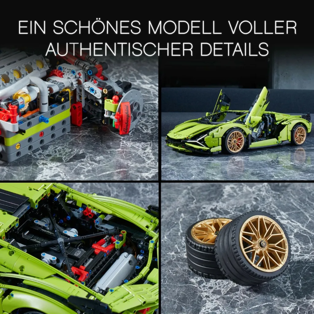 Lodër LEGO Technic 42115 Lamborghini Sian - 10