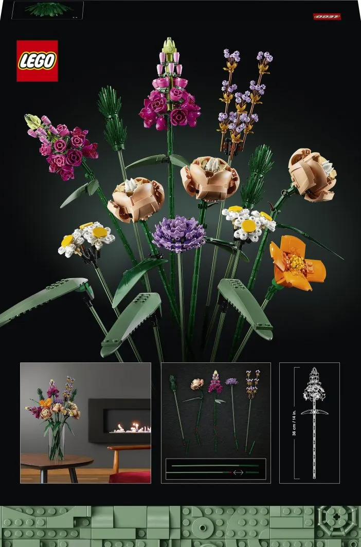 Set LEGO Creator Expert: Flower Bouquet (10280), 756 elemente - 7