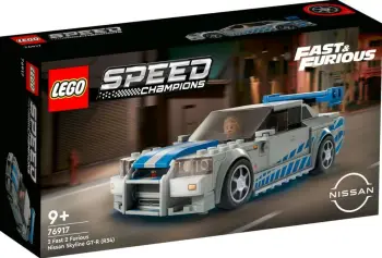 Set LEGO® Speed Champions 76917 2 Fast 2 Furious Nissan Skyline GT-R (R34)