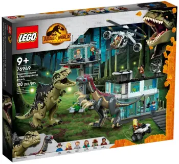 Set LEGO® Jurassic World™ 76949 Giganotosaur and therizinosaur attack