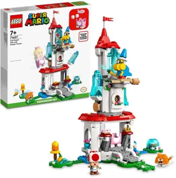 Set zgjerimi LEGO® Super Mario™ 71407 Peach the Cat and the Ice Tower, 494 pjesë