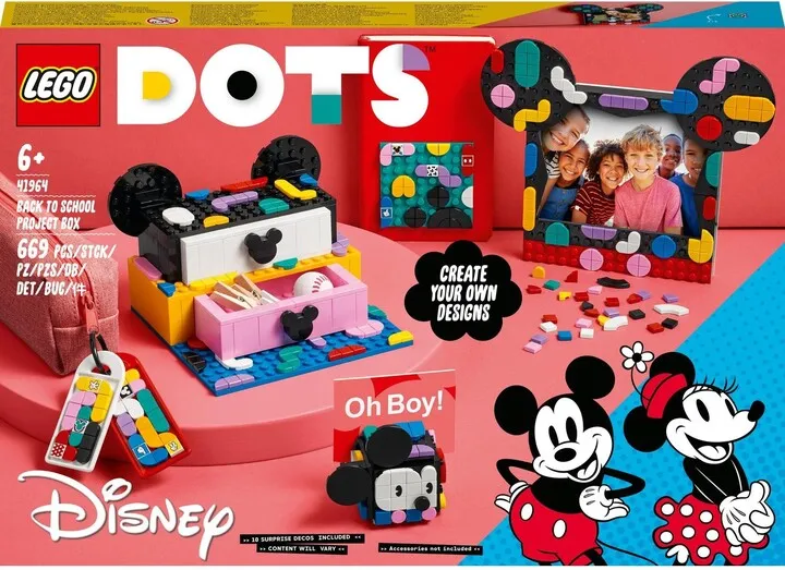 Set Set LEGO® DOTS 41963 Patch Mickey Mouse and Minnie Mouse, 669 pjesë - 5