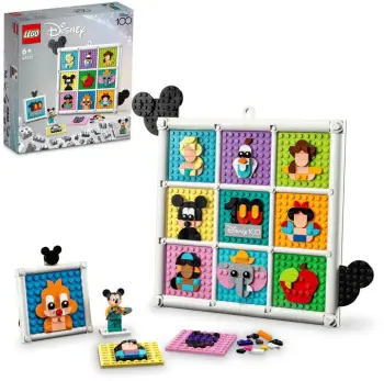 Set LEGO® Disney 43221 100 years of popular Disney animated characters, 1022 pjesë