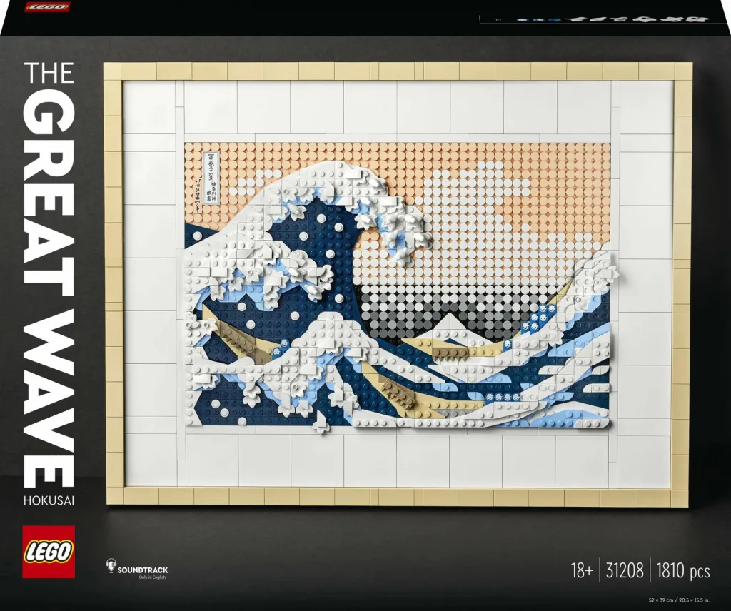 Set LEGO® Art 31208 Hokusai - The Great Wave, 1810 pjesë - 1