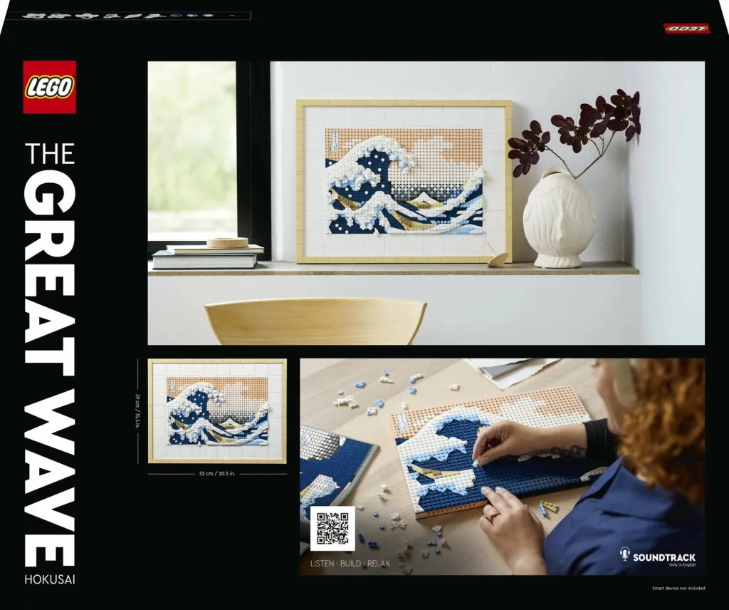 Set LEGO® Art 31208 Hokusai - The Great Wave, 1810 pjesë - 3