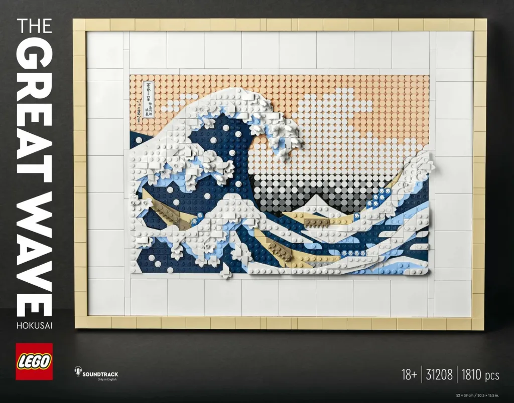 Set LEGO® Art 31208 Hokusai - The Great Wave, 1810 pjesë - 6