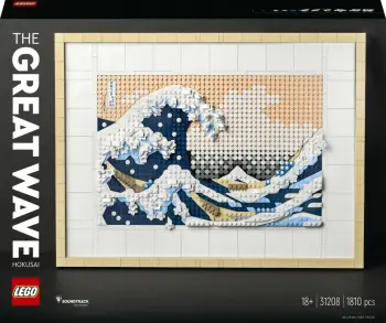 Set LEGO® Art 31208 Hokusai - The Great Wave, 1810 pjesë