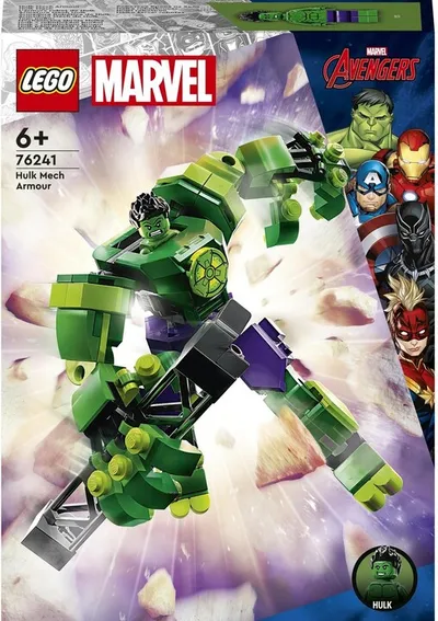 Set LEGO® Marvel 76241 Hulk in robotic armour, 138 pjesë - 9