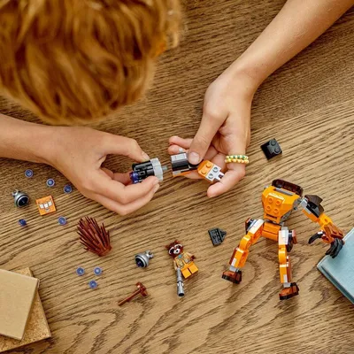 Set LEGO® Marvel 76243 Rocket in robotic armour, 98 pjesë - 4
