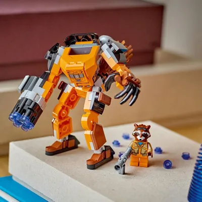 Set LEGO® Marvel 76243 Rocket in robotic armour, 98 pjesë - 5