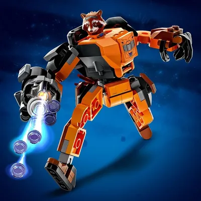 Set LEGO® Marvel 76243 Rocket in robotic armour, 98 pjesë - 6