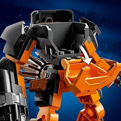 Set LEGO® Marvel 76243 Rocket in robotic armour, 98 pjesë - 7