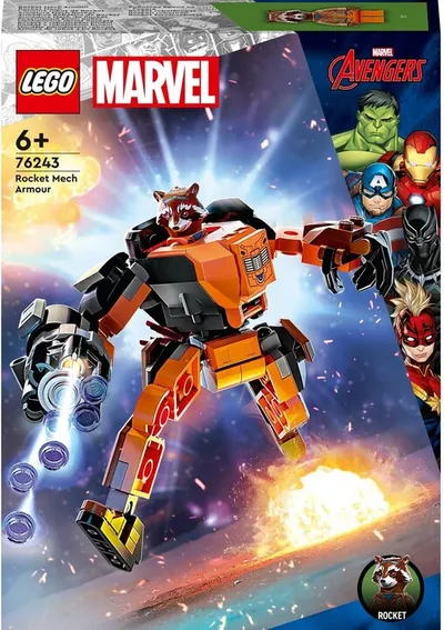 Set LEGO® Marvel 76243 Rocket in robotic armour, 98 pjesë - 9