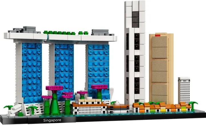 Set lodër LEGO® Architecture 21057 Singapore, 827 pjesë - 2
