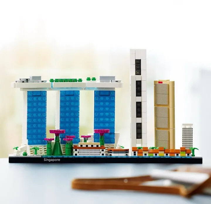 Set lodër LEGO® Architecture 21057 Singapore, 827 pjesë - 5