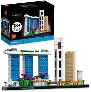 Set lodër LEGO® Architecture 21057 Singapore, 827 pjesë