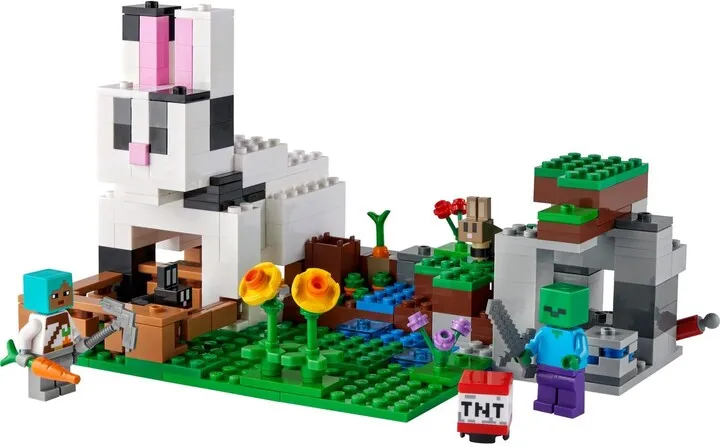 Set lodër LEGO Minecraft 21181 Rabbit Ranch, 340 pjesë - 2