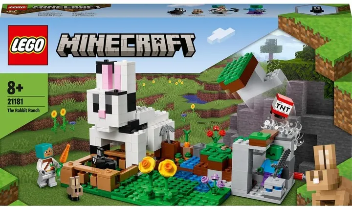 Set lodër LEGO Minecraft 21181 Rabbit Ranch, 340 pjesë - 6