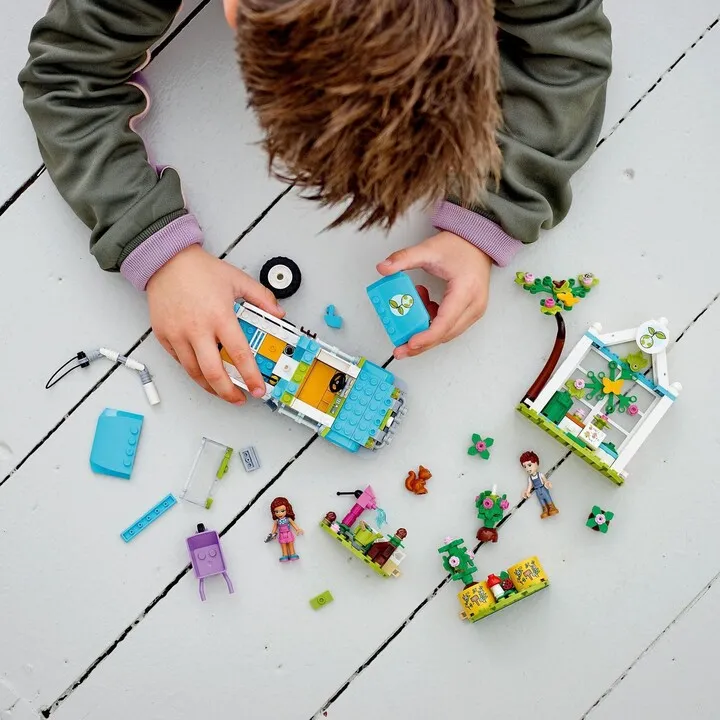 Set lodër LEGO Friends 41707 Car of tree planters, 336 pjesë - 4
