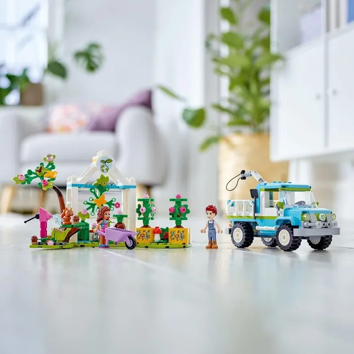 Set lodër LEGO Friends 41707 Car of tree planters, 336 pjesë - 5