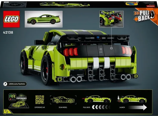 Set lodër LEGO Technic 42138 Ford Mustang Shelby® GT500®, 544 pjesë - 17